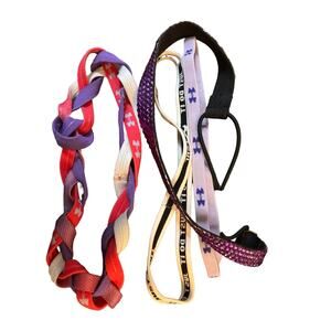 Under Armour and Nike Headbands, Set of 4